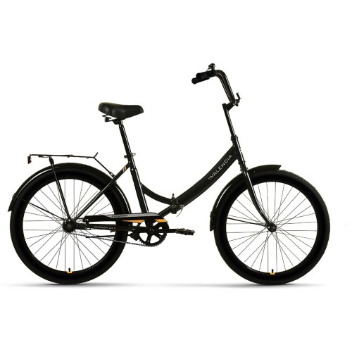 Велосипед Forward VALENCIA 24 X (16"рост) черный/золотой 2022 год