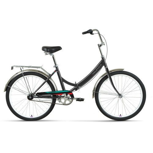 Велосипед Forward VALENCIA 24 3.0 (16"рост) черный/красный 2022 год