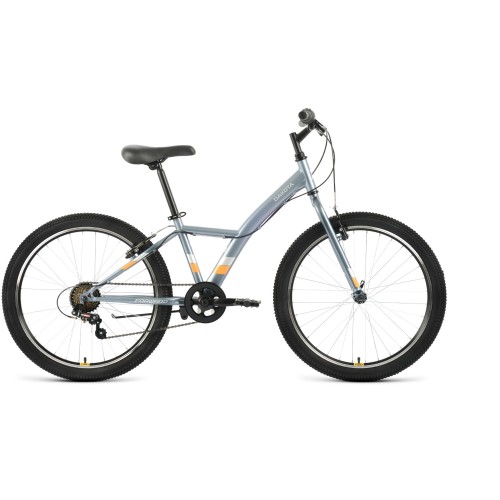 Велосипед Forward DAKOTA 24 1.0 (13"рост) темно-серый/оранжевый 2022 год