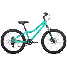 Велосипед Forward IRIS 24 2.0 D (24" 6 ск. рост. 12") 2022, мятный/зеленый, RBK22FW24835