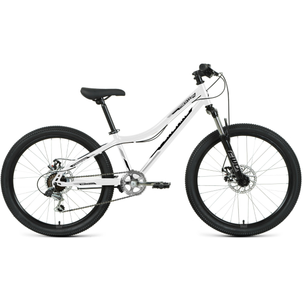 Велосипед Forward TITAN 24 2.0 D (12"рост) белый/черный 2022 год