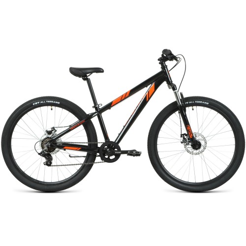 Велосипед Forward TORONTO 26 2.2 D (13"рост) черный/оранжевый 2022 год