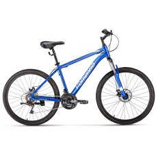 Велосипед Forward HARDI 26 2.0 D (26" 21 ск. рост. 16") 2022, синий/бежевый, RBK22FW26302