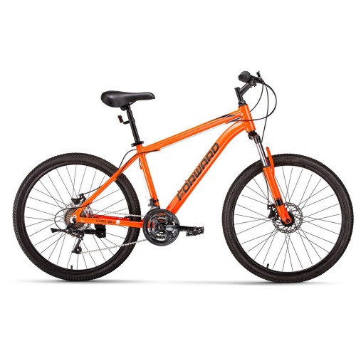 Велосипед Forward HARDI 26 2.0 D (16"рост) оранжевый/черный 2022 год