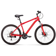 Велосипед Forward HARDI 26 2.0 D (26" 21 ск. рост. 16") 2022, красный, RBK22FW26308