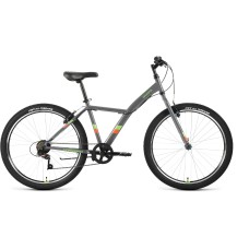 Велосипед Forward DAKOTA 26 1.0 (26" 6 ск. рост. 16.5") 2022, темно-серый/оранжевый, RBK22FW26598