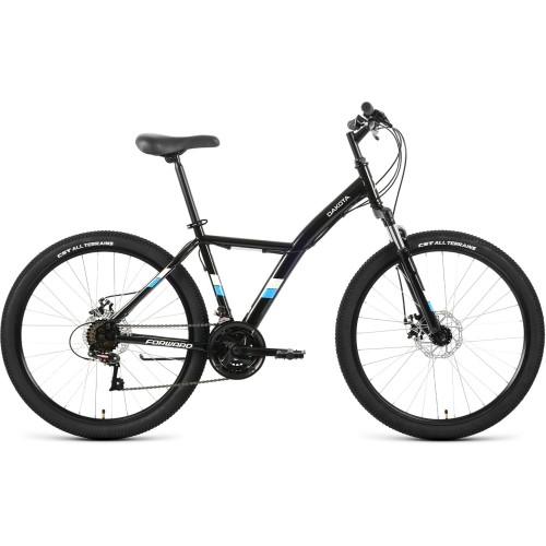 Велосипед Forward DAKOTA 26 2.0 D (16.5"рост) черный/бирюзовый 2022 год