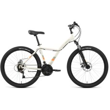 Велосипед Forward DAKOTA 26 2.0 D (26" 18 ск. рост. 16.5") 2022, белый/оранжевый, RBK22FW26603