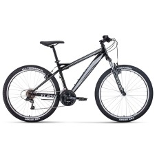 Велосипед Forward FLASH 26 1.0 (26" 21 ск. рост. 15") 2022, черный/серый, RBK22FW26642