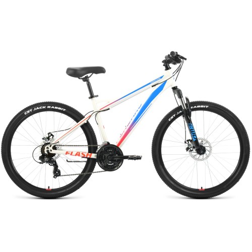 Велосипед Forward FLASH 26 2.0 D (15"рост) белый/голубой 2022 год