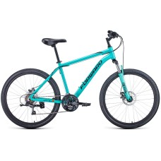 Велосипед Forward HARDI 26 2.1 D (26" 21 ск. рост. 18") 2022, мятный/черный, RBK22FW26710