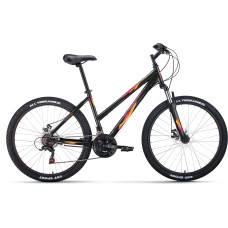 Велосипед Forward IRIS 26 2.0 D (26" 18 ск. рост. 17") 2022, черный/розовый, RBK22FW26739