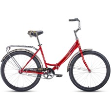 Велосипед Forward SEVILLA 26 1.0 (26" 1 ск. рост. 18.5") 2022, красный/белый, RBK22FW26809