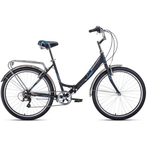 Велосипед Forward SEVILLA 26 2.0 (18.5"рост) черный матовый/белый 2022 год