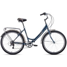 Велосипед Forward SEVILLA 26 2.0 (26" 6 ск. рост. 18.5") 2022, серый/серебристый, RBK22FW26813