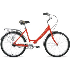 Велосипед Forward SEVILLA 26 3.0 (26" 3 ск. рост. 18.5") 2022, красный матовый/белый, RBK22FW26818