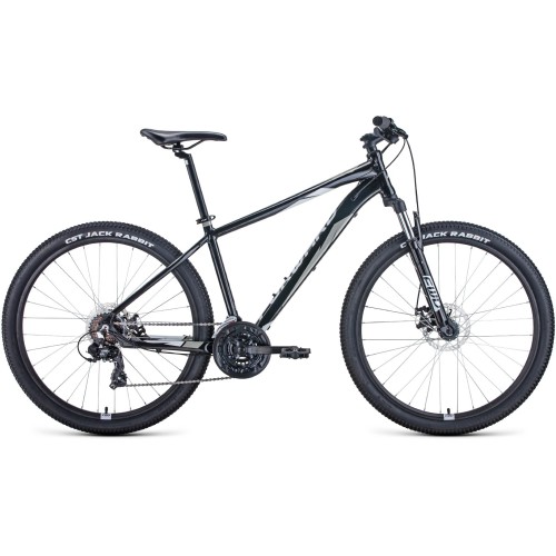 Велосипед Forward APACHE 27,5 2.0 D (21"рост) черный/серый 2022 год