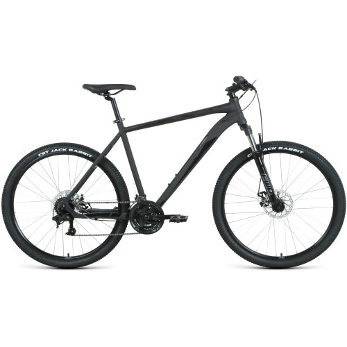 Велосипед Forward APACHE 27,5 2.2 D (15"рост) черный матовый/черный 2022 год