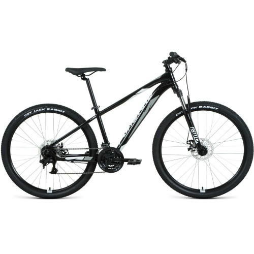 Велосипед Forward APACHE 27,5 2.2 D (17"рост) черный/серый 2022 год
