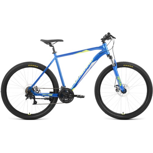 Велосипед Forward APACHE 27,5 2.2 D (19"рост) синий/зеленый 2022 год