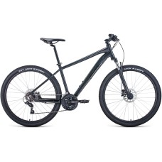 Велосипед Forward APACHE 27,5 3.0 HD (27,5" 21 ск. рост. 15") 2022, черный матовый/черный, RBK22FW27347