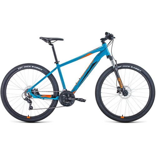 Велосипед Forward APACHE 27,5 3.0 HD (15"рост) бирюзовый/оранжевый 2022 год