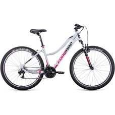Велосипед Forward JADE 27,5 1.0 (27,5" 21 ск. рост. 16.5") 2022, серый/розовый, RBK22FW27749