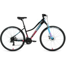 Велосипед Forward JADE 27,5 2.0 D (27,5" 21 ск. рост. 16.5") 2022, черный/розовый, RBK22FW27753