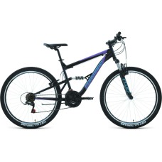 Велосипед Forward RAPTOR 27,5 1.0 (27,5" 18 ск. рост. 18") 2022, черный/фиолетовый, RBK22FW27780