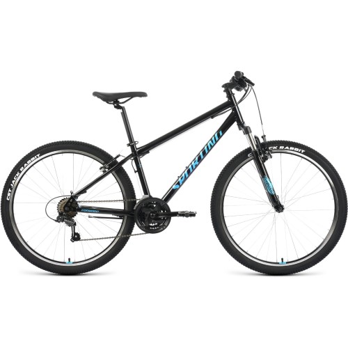 Велосипед Forward SPORTING 27,5 1.0 (15"рост) черный/бирюзовый 2022 год