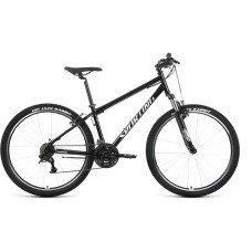 Велосипед Forward SPORTING 27,5 1.2 (27,5" 21 ск. рост. 15") 2022, черный/серебристый, RBK22FW27824