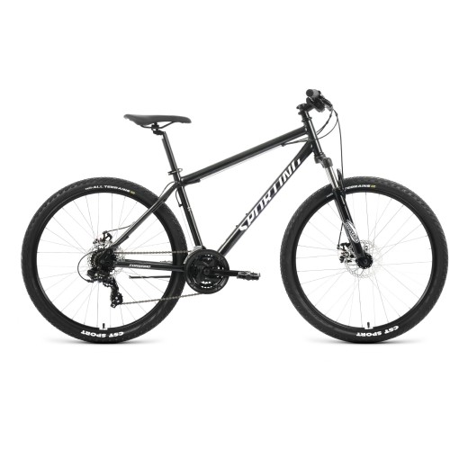 Велосипед Forward SPORTING 27,5 2.0 D (17"рост) черный/белый 2022 год