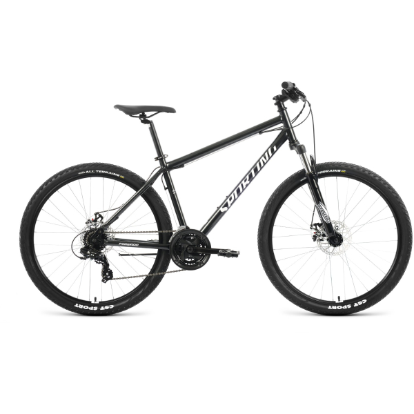 Велосипед Forward SPORTING 27,5 2.0 D (17"рост) черный/белый 2022 год