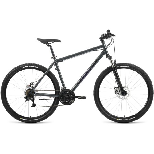 Велосипед Forward SPORTING 27,5 2.2 D (17"рост) темно-серый/черный 2022 год