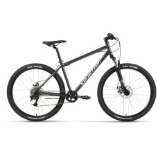 Велосипед Forward SPORTING 27,5 2.3 D (27,5" 8 ск. рост. 17") 2022, черный/белый, RBK22FW27856