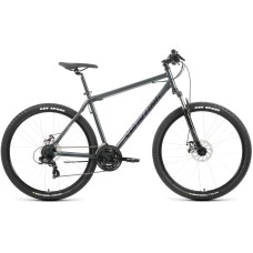 Велосипед Forward SPORTING 27,5 2.0 D (27,5" 21 ск. рост. 19") 2022, темно-серый/черный, RBK22FW27861