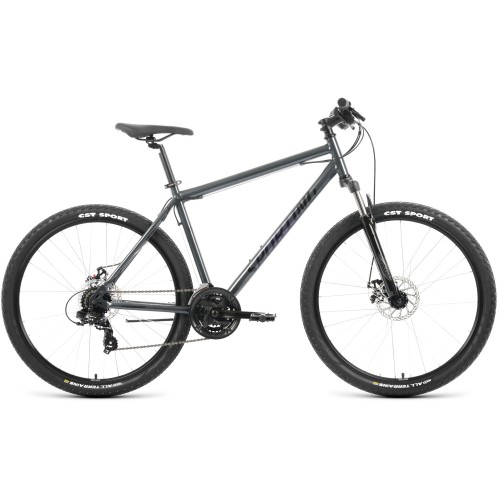 Велосипед Forward SPORTING 27,5 2.0 D (19"рост) темно-серый/черный 2022 год