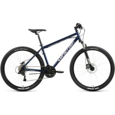 Велосипед Forward SPORTING 27,5 3.2 HD (27,5" 21 ск. рост. 17") 2022, темно-синий/серебристый, RBK22FW27878