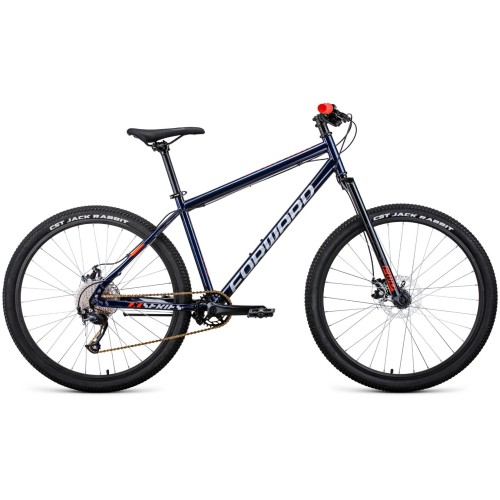 Велосипед Forward SPORTING 27,5 X D (17"рост) темно-синий/красный 2022 год