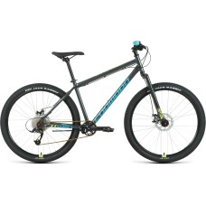 Велосипед Forward SPORTING 27,5 X D (27,5" 9 ск. рост. 17") 2022, темно-серый/зеленый, RBK22FW27886