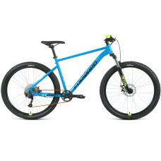 Велосипед Forward SPORTING 27,5 XX D (27,5" 9 ск. рост. 17") 2022, синий/желтый, RBK22FW27893