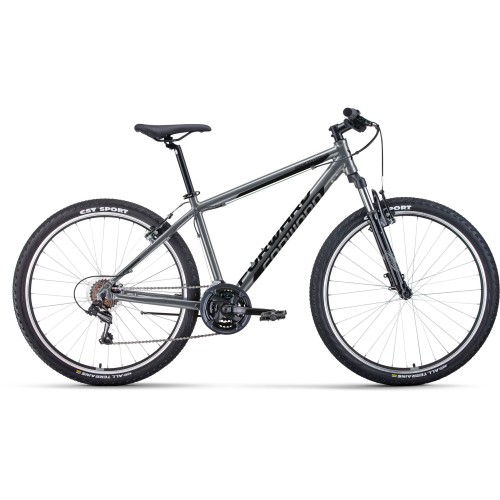 Велосипед Forward APACHE 27,5 1.0 CLASSIC (15"рост) серый/черный 2022 год
