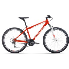 Велосипед Forward APACHE 27,5 1.0 CLASSIC (27,5" 21 ск. рост. 15") 2022, красный/белый, RBK22FW27918