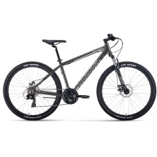Велосипед Forward APACHE 27,5 2.0 D CLASSIC (27,5" 21 ск. рост. 15") 2022, серый/серебристый, RBK22FW27930