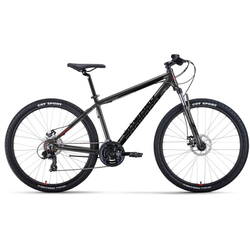 Велосипед Forward APACHE 27,5 2.0 D CLASSIC (19"рост) черный матовый/черный 2022 год
