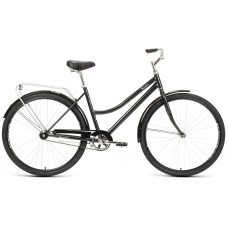 Велосипед Forward TALICA 28 1.0 (28" 1 ск. рост. 19") 2022, черный/белый, RBK22FW28002