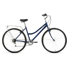 Велосипед Forward TALICA 28 2.0 (28" 7 ск. рост. 19") 2022, темно-синий/белый, RBK22FW28005