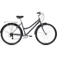Велосипед Forward TALICA 28 2.0 (28" 7 ск. рост. 19") 2022, темно-серый/бирюзовый, RBK22FW28006