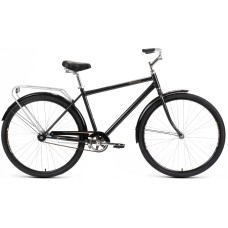 Велосипед Forward DORTMUND 28 1.0 (28" 1 ск. рост. 19") 2022, черный/бронзовый, RBK22FW28609
