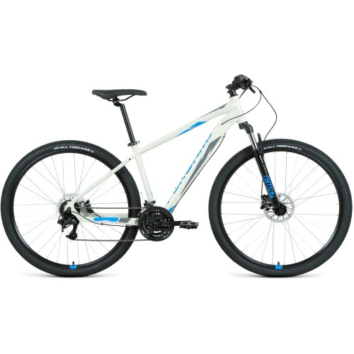 Велосипед Forward APACHE 29 3.2 HD (19"рост) серый/синий 2022 год